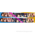 factory direct offer cheap affordable printed pretty Japanese manga character slap wristband